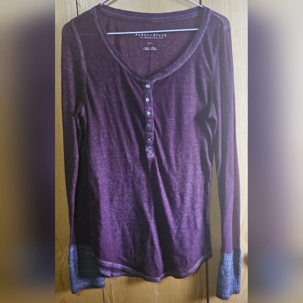 Aeropostale Long Sleeve Layering Top